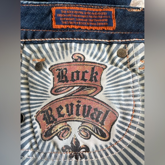 ROCK REVIVAL CHRISSIE BOOT JEANS SZ 32 - Picture 8 of 15